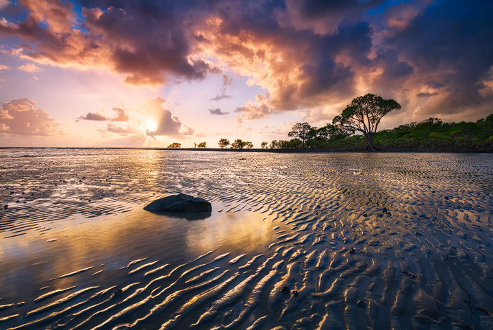 Dramatic sunrise at Cape Tribulation