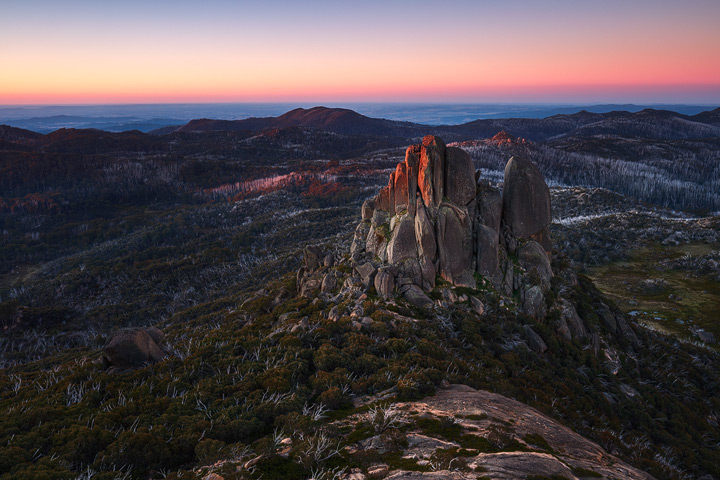 Cathedral rock as seen from the Hump