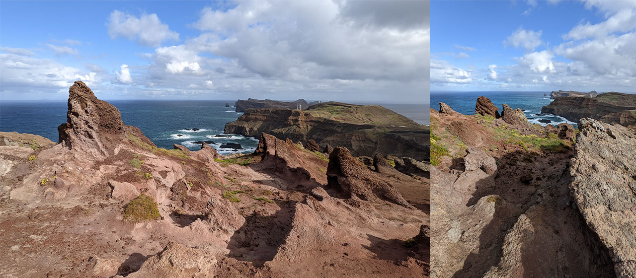 Photographing Ponta de Sao Lourenco