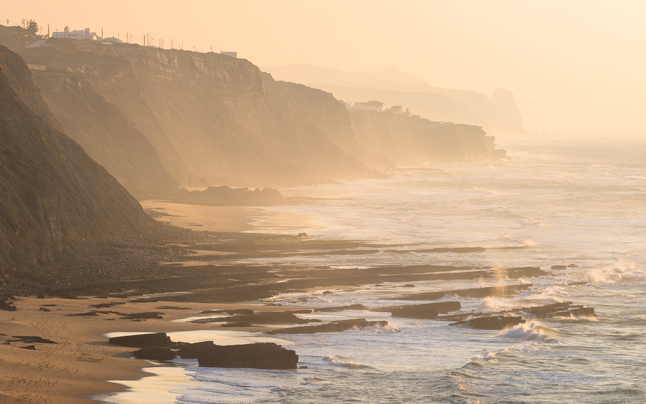 Photographing Magoito Beach at Sunset