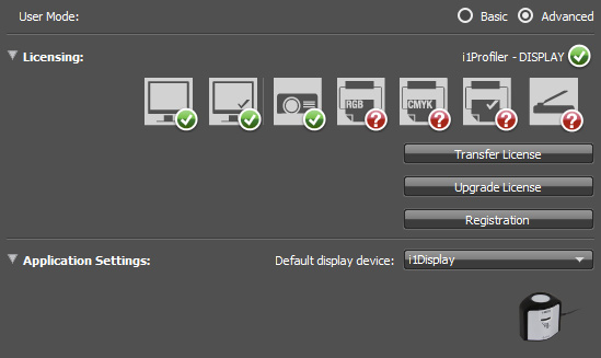 i1Profiler Mode And Licensing i1Profiler Mode And Licensing