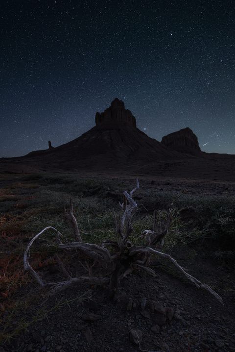 Billion Stars Mountains in the South of Morocco under a Sky full of Stars.