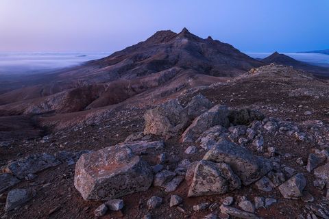 Cardón The Cardon mountain range in the south of Fuerteventura.